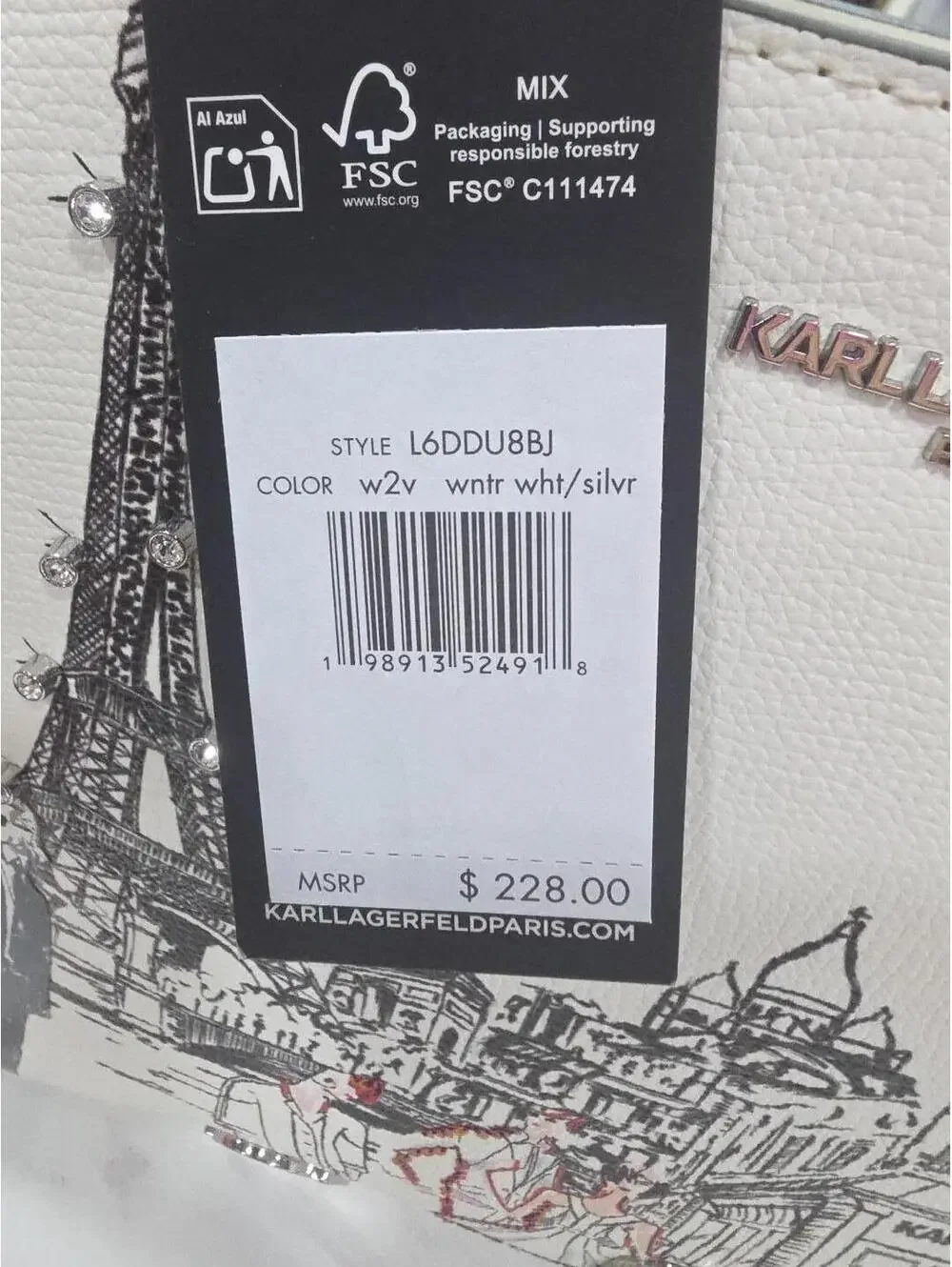 KARL LAGERFELD Paris Maybelle Satchel
